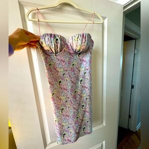 Oceanus Sparkly Mini Dress sz. M